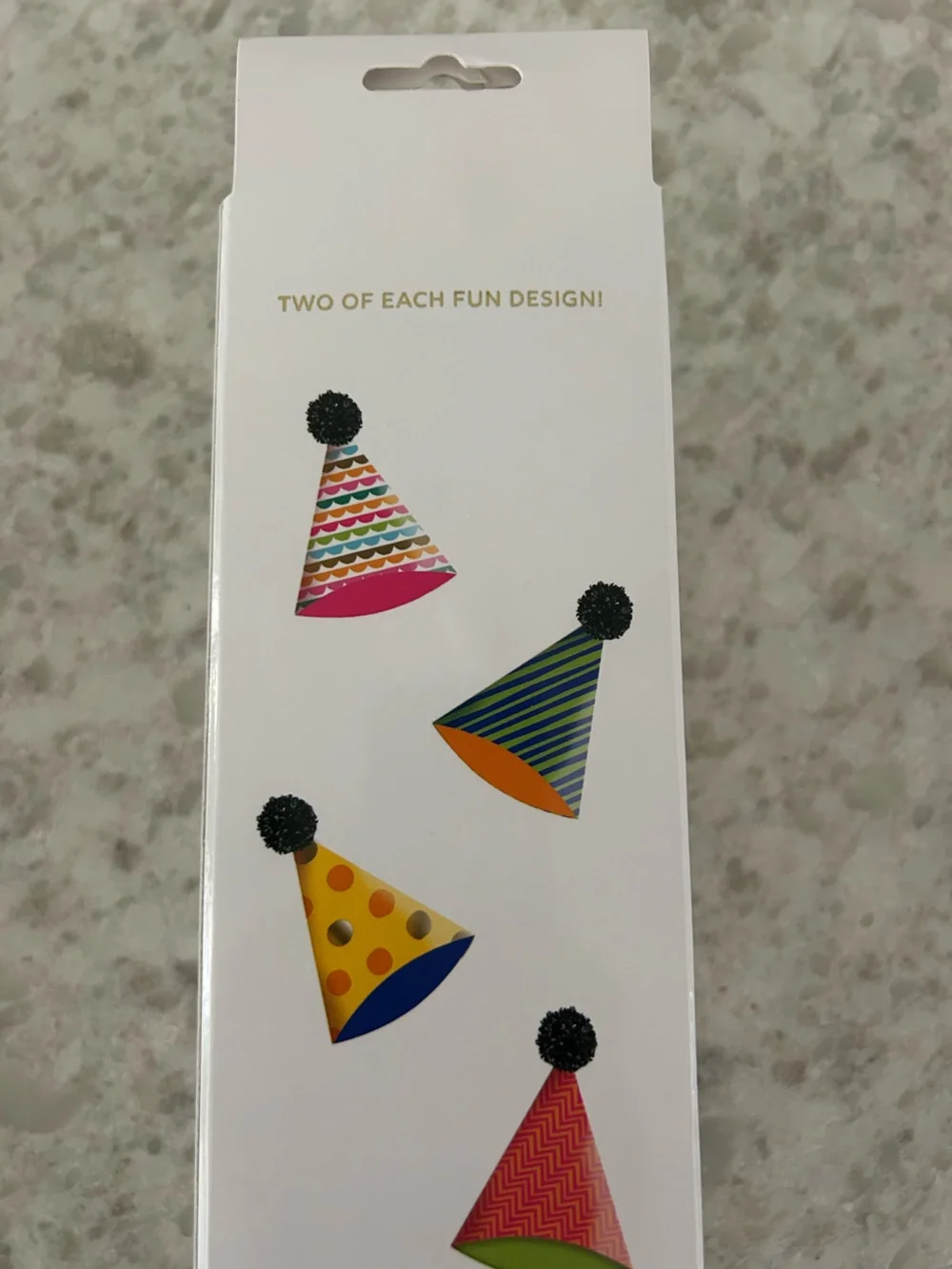 “New” Party Partners 8 Mini Party Hats - Multicolor Set
